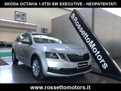 Skoda Octavia Station Wagon 1.6 TDI CR 115 CV Wagon Executive usata