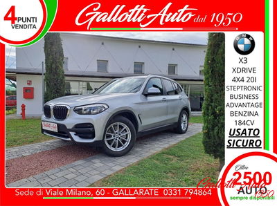BMW X3 xDrive20i Business Advantage usata