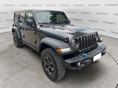 Jeep Wrangler Unlimited 2.0 PHEV ATX 4xe Rubicon usato