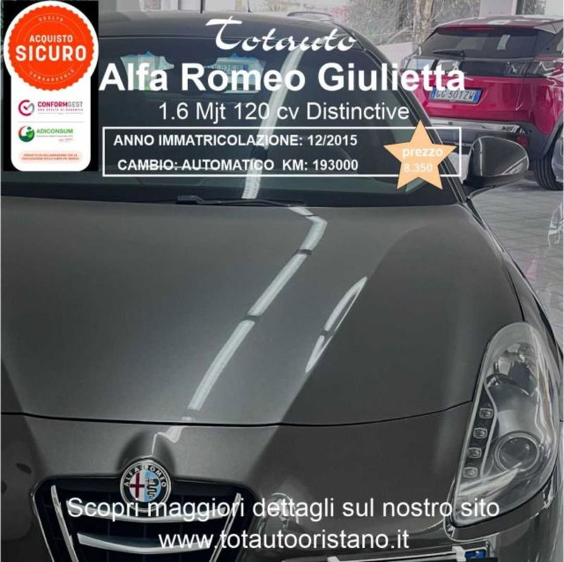 Alfa Romeo Giulietta 1.6 JTDm Distinctive 120cv