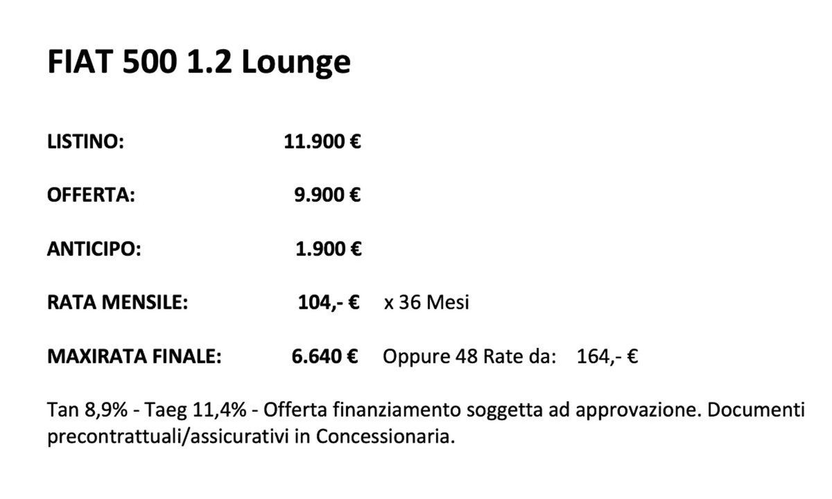 Fiat 500 1.2 Lounge (7)