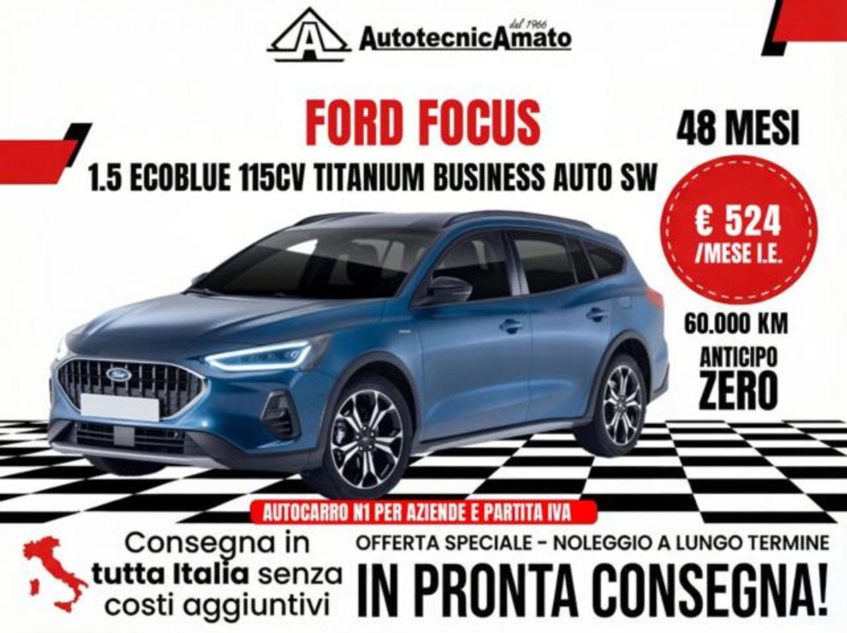 Ford Focus Station Wagon 1.5 EcoBlue 115 CV automatico SW Active Design