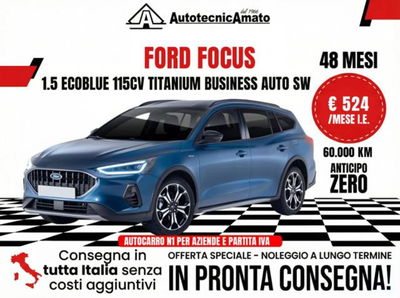 Ford Focus Station Wagon 1.5 EcoBlue 115 CV automatico SW Active Design nuova