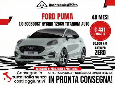 Ford Puma 1.0 EcoBoost Hybrid 125 CV S&S aut. Titanium Design nuova