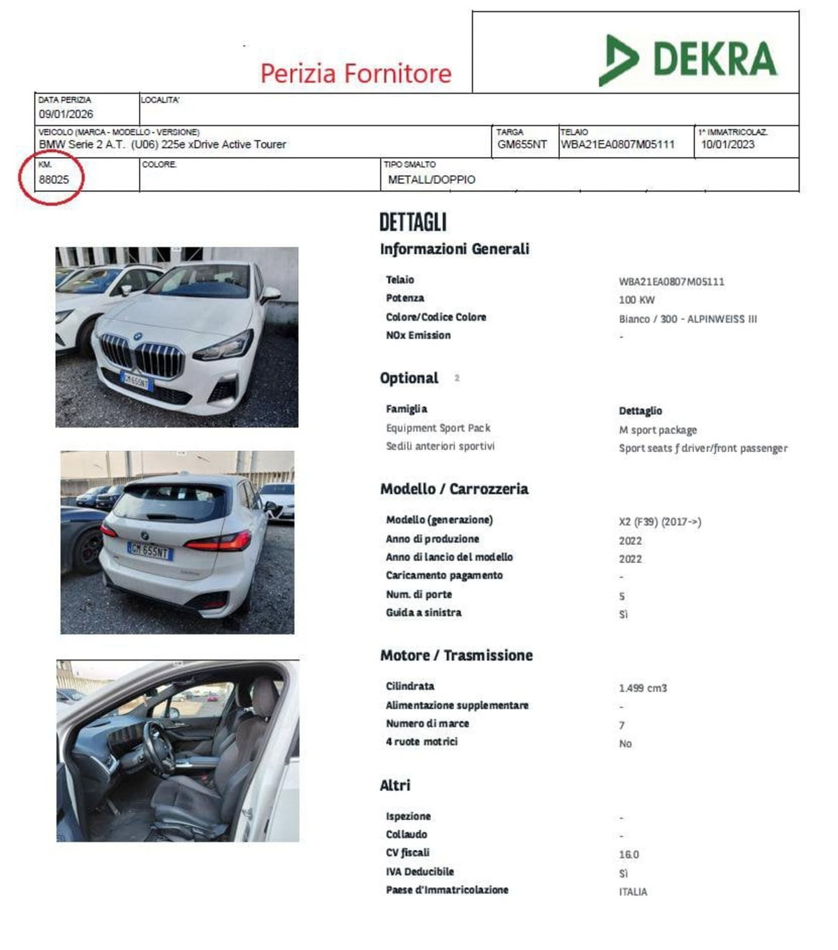 BMW Serie 2 Active Tourer 225e  xdrive Msport auto (13)
