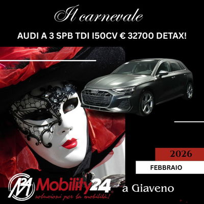 Audi A3 Sportback 35 TDI S tronic S line edition nuova