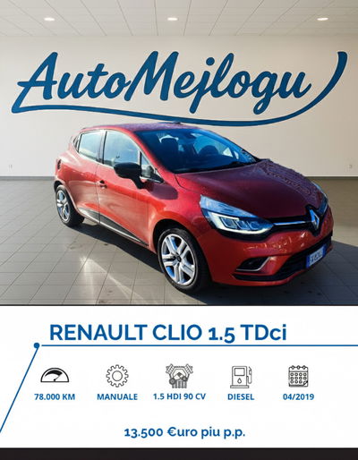 Renault Clio dCi 8V 90 CV 5 porte Moschino Intens usata