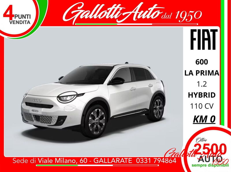 Fiat 600 1.2 hybrid La Prima II 110cv auto