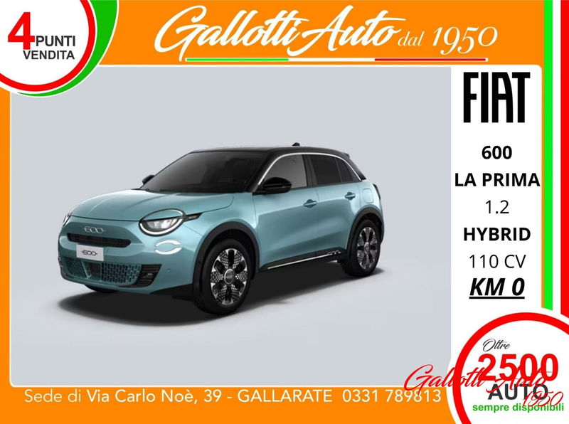 Fiat 600 1.2 hybrid La Prima II 110cv auto