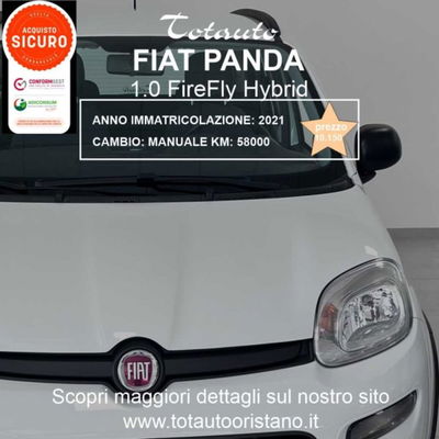 Fiat Panda 1.0 firefly hybrid s&s 70cv 5p.ti usata