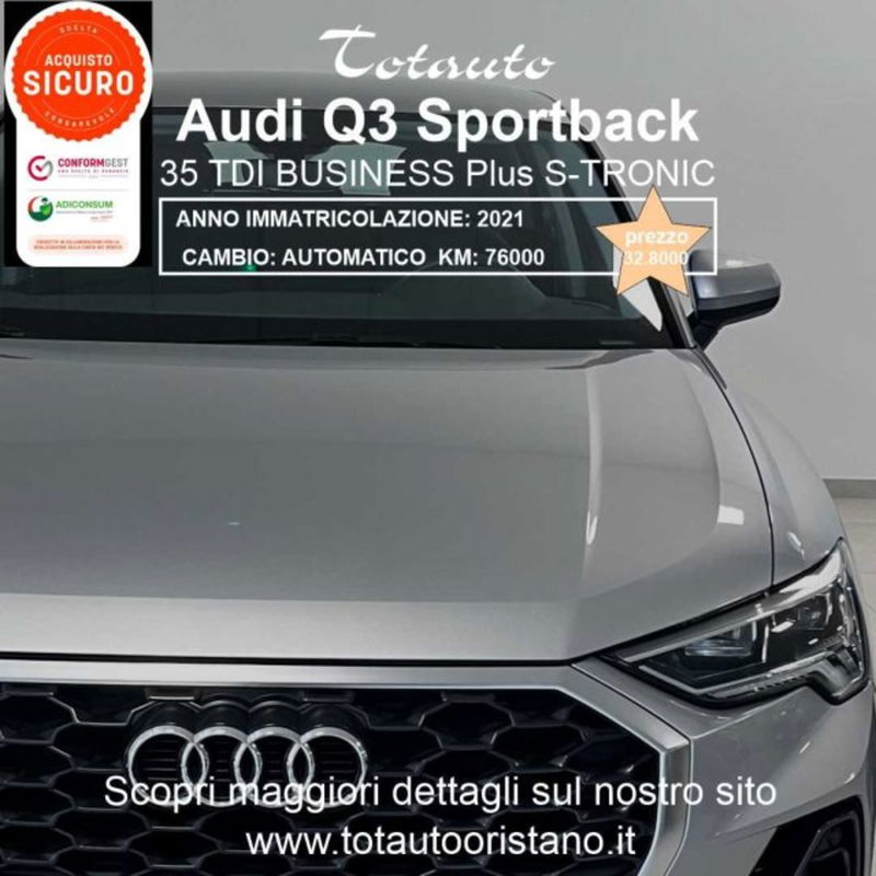 Audi Q3 Sportback 35 TDI quattro S tronic Business Plus