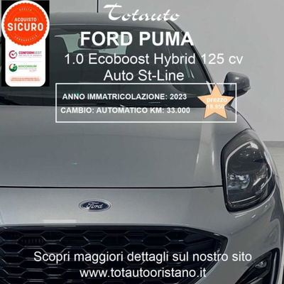 Ford Puma 1.0 EcoBoost Hybrid 125 CV S&S aut. ST-Line Design usata