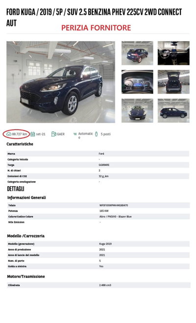 Ford Kuga 2.5 Plug In Hybrid 225 CV CVT 2WD Titanium (14)