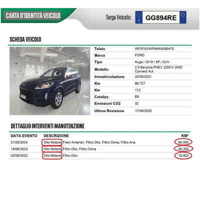 Ford Kuga 2.5 Plug In Hybrid 225 CV CVT 2WD Titanium (15)