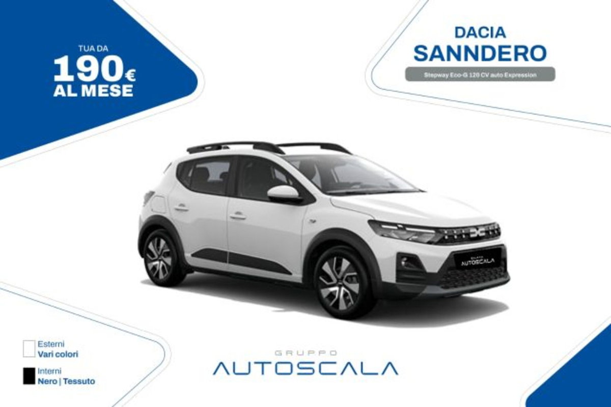Dacia Sandero Stepway 1.2 Eco-G Expression 120cv auto