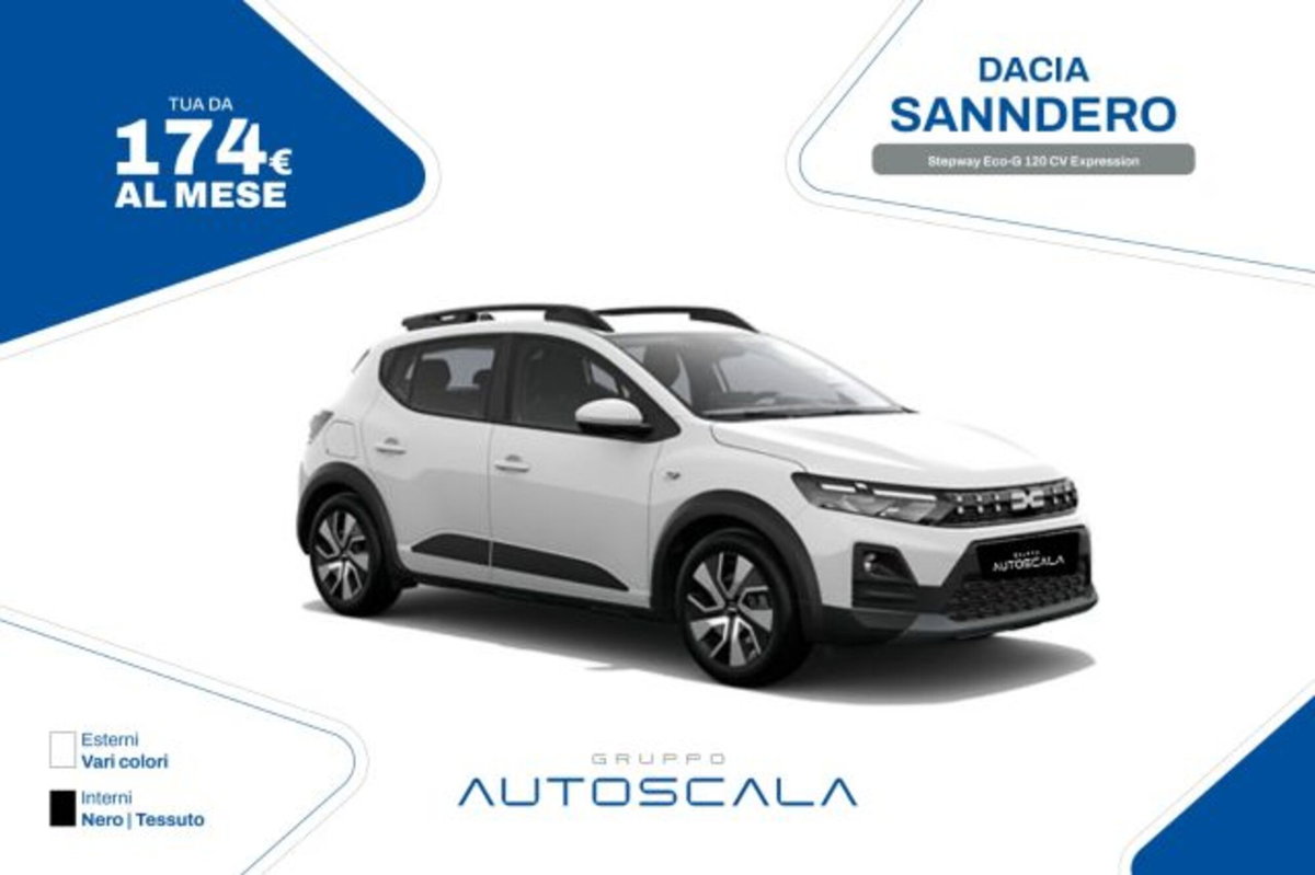 Dacia Sandero Stepway 1.2 Eco-G Expression 120cv auto