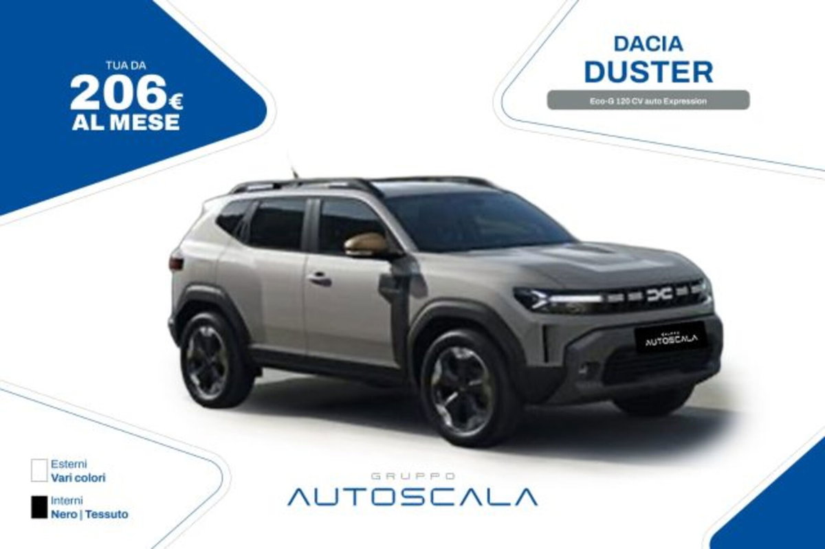 Dacia Duster 1.2 Eco-G Expression 120cv auto