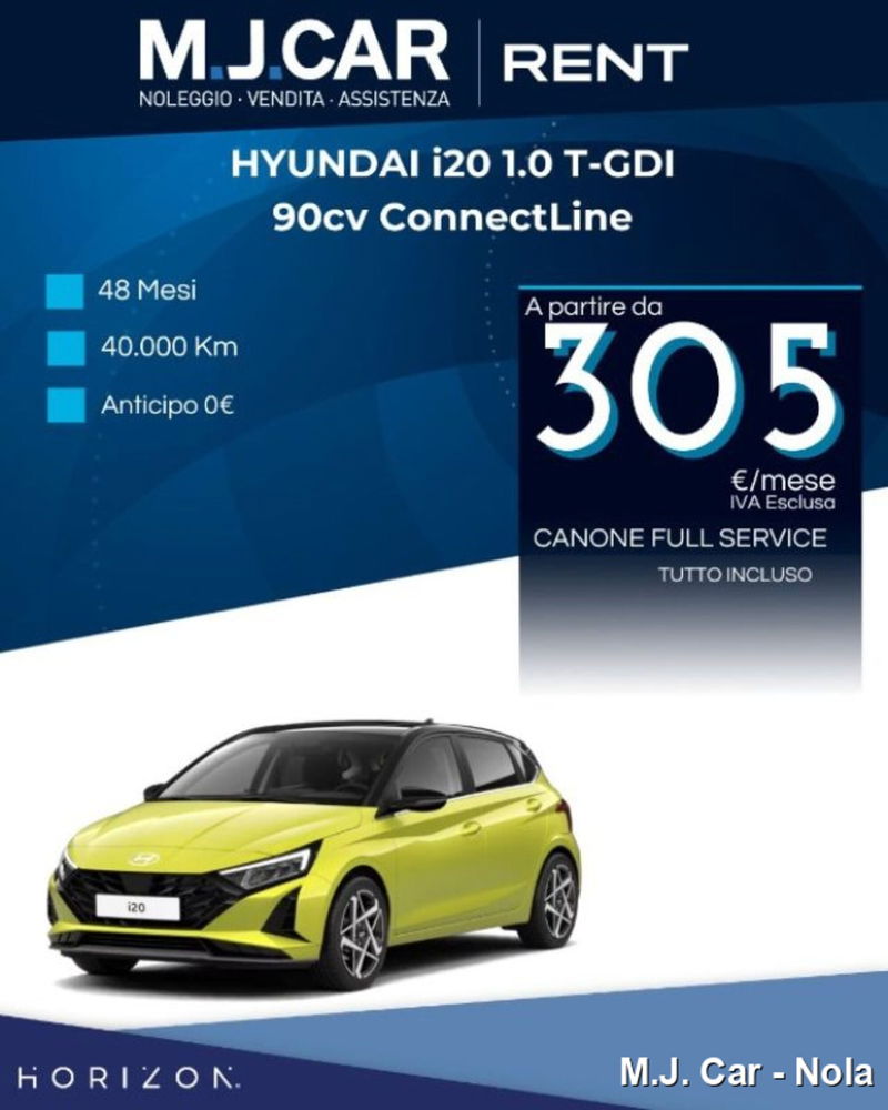 Hyundai i20 1.0 t-gdi 48V Connectline mt