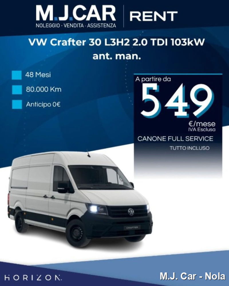 Volkswagen Veicoli Commerciali Crafter Furgone 30 2.0 BiTDI 177CV 4Motion PM-TM Furgone Logistic