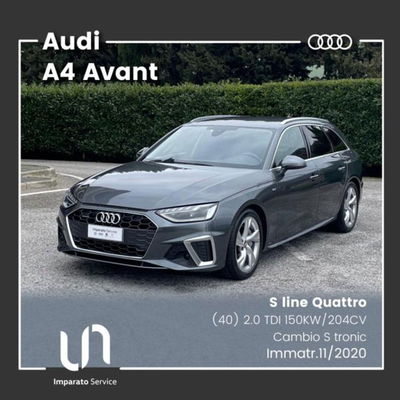 Audi A4 Avant 40 TDI quattro S tronic S line edition usata