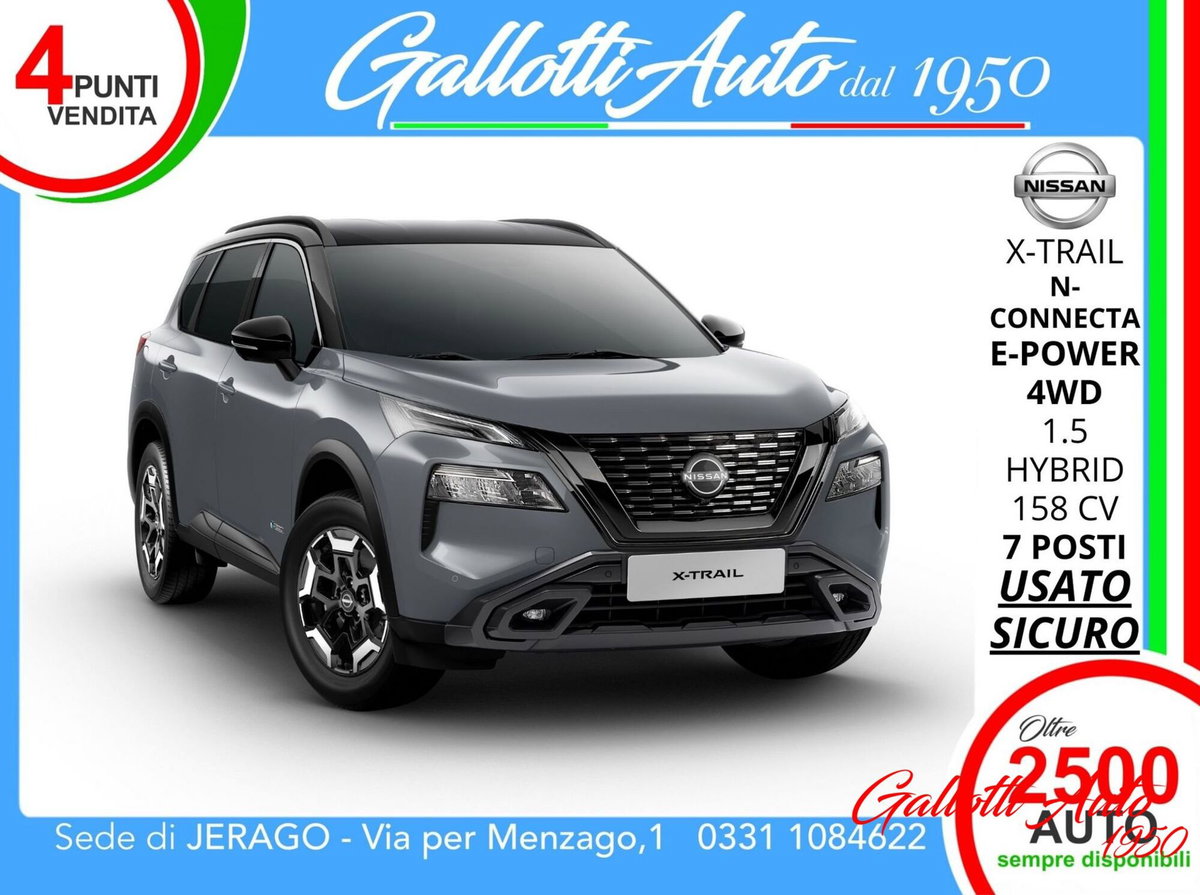 Nissan X-Trail 1.5 e-power N-Connecta e-4orce 4wd auto