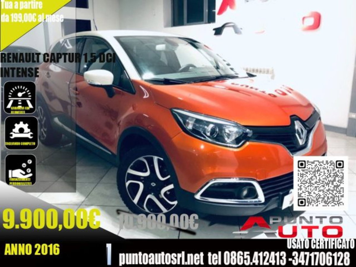Renault Captur 1.5 dCi 8V 90 CV Start&Stop Intens
