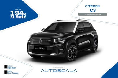 Citroen C3 1.2 puretech turbo Max 100cv s&s nuova