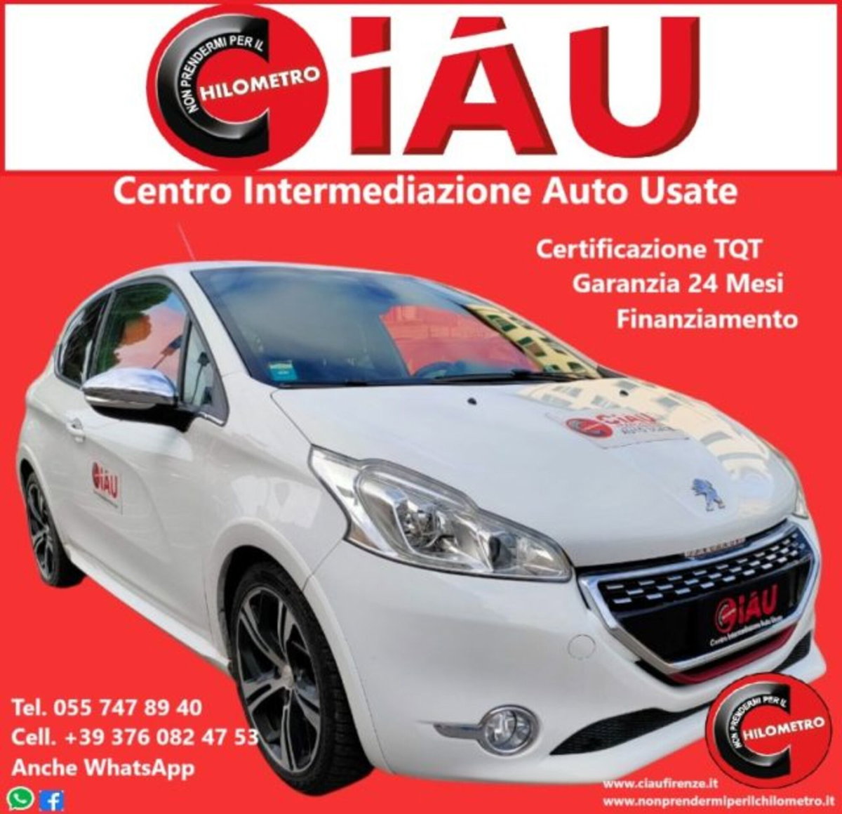 Peugeot 208 THP 200 CV 3 porte GTi