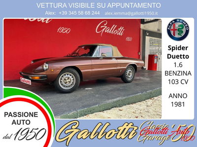 Alfa Romeo Spider 1.6 usata