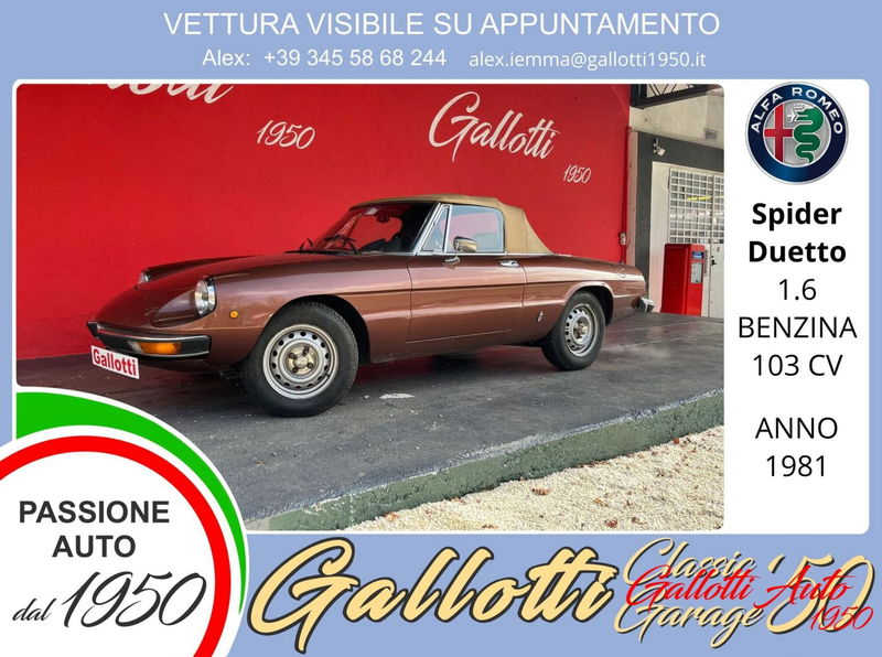 Alfa Romeo Spider 1.6