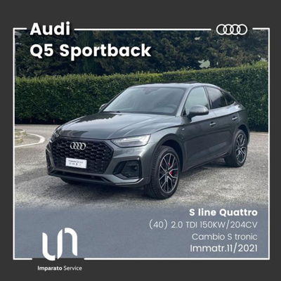 Audi Q5 Sportback 40 2.0 tdi mhev 12V S line Plus quattro s-tronic