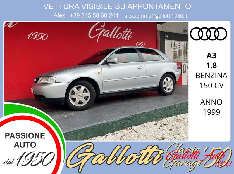 Audi A3 1.8 turbo 20V cat 3p. Ambiente
