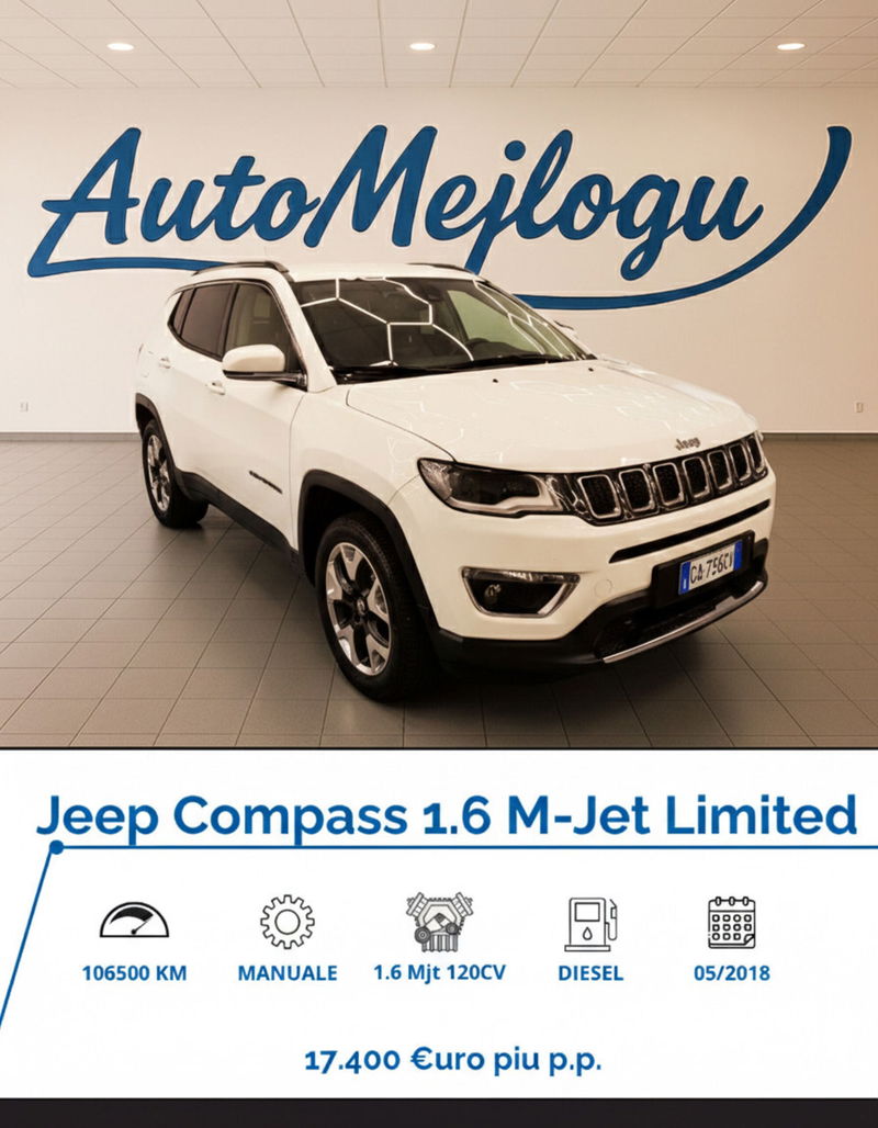 Jeep Compass 1.6 Multijet II 2WD Limited