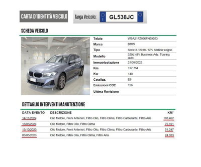 BMW Serie 3 Touring 320d  mhev 48V auto (14)