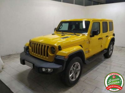 Jeep Wrangler 2.2 Mjt II Sahara usata