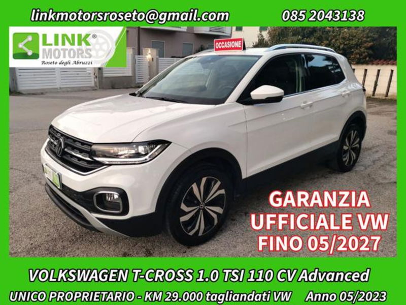 Volkswagen T-Cross 1.0 TSI 110 CV DSG Advanced