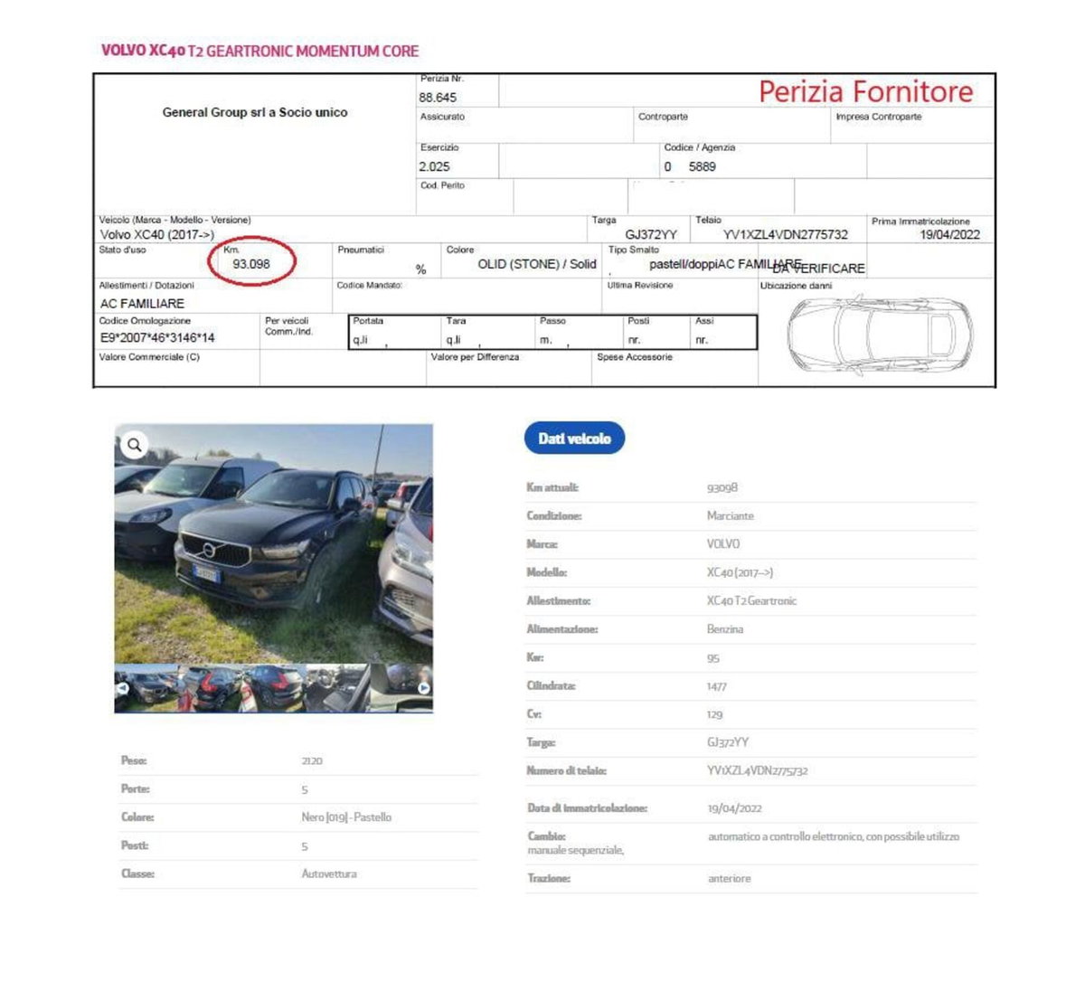 Volvo XC40 T2 automatico Core (12)
