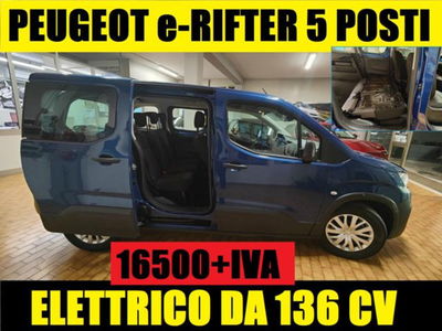Peugeot e-Rifter motore elettrico 136 CV 50kWh GT Long usata