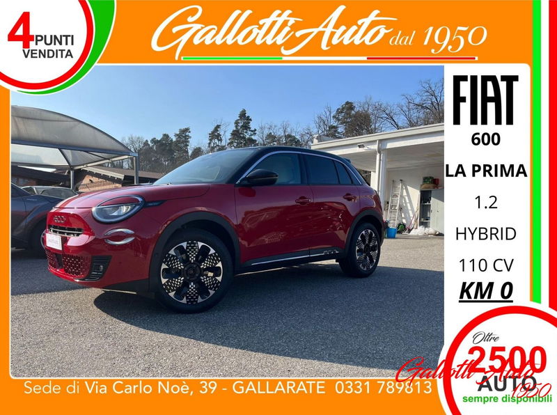 Fiat 600 1.2 hybrid La Prima II 110cv auto