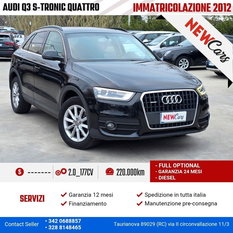 Audi Q3 2.0 TDI 177 CV quattro S tronic