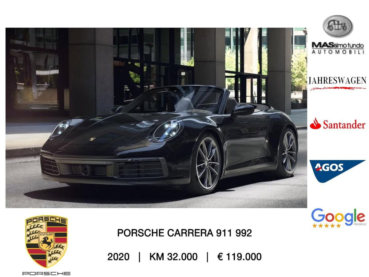 Porsche 911 Cabrio Cabrio 3.0 Carrera 4 auto