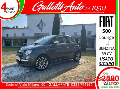 Fiat 500 1.2 Lounge usata