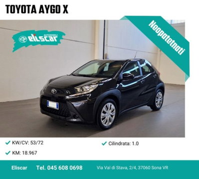 Toyota Aygo X 1.0 VVT-i 72 CV 5p. Undercover S-CVT usata