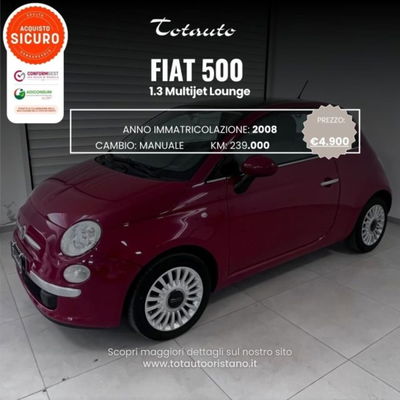 Fiat 500 1.3 Multijet 16V 75 CV Lounge usata