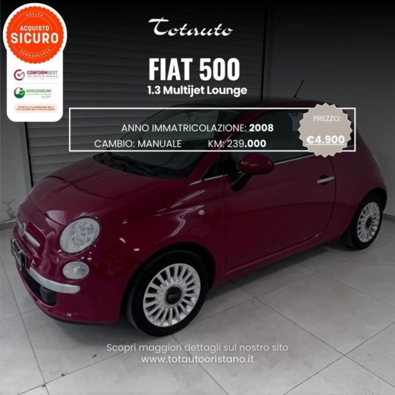Fiat 500 1.3 Multijet 16V 75 CV Lounge