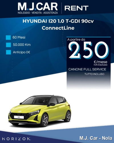 Hyundai i20 1.0 t-gdi 48V Connectline mt nuova