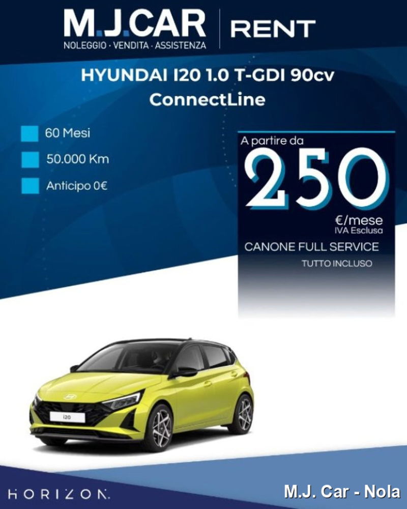 Hyundai i20 1.0 t-gdi 48V Connectline mt