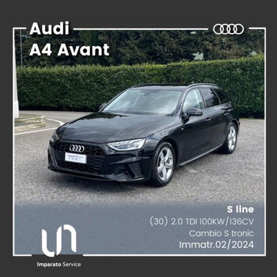 Audi A4 Avant 30 TDI/136 CV S tronic S line edition usata
