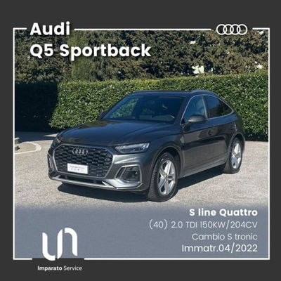 Audi Q5 Sportback 40 2.0 tdi mhev 12V S line Plus quattro s-tronic usata