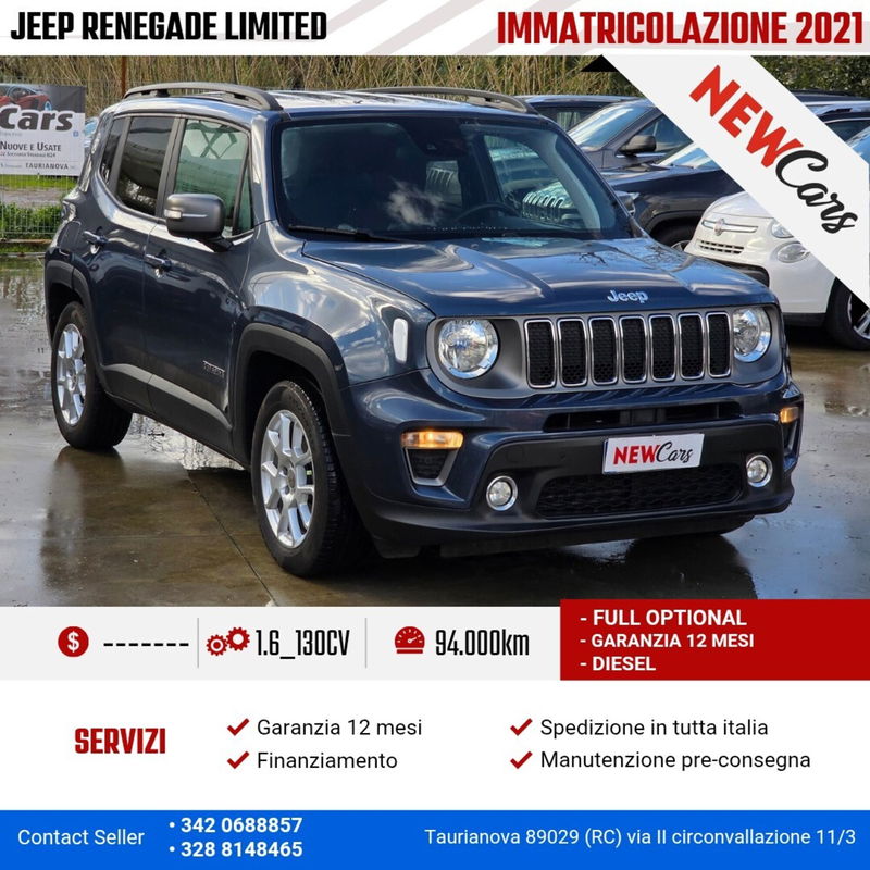 Jeep Renegade 1.6 Mjt 130 CV Limited